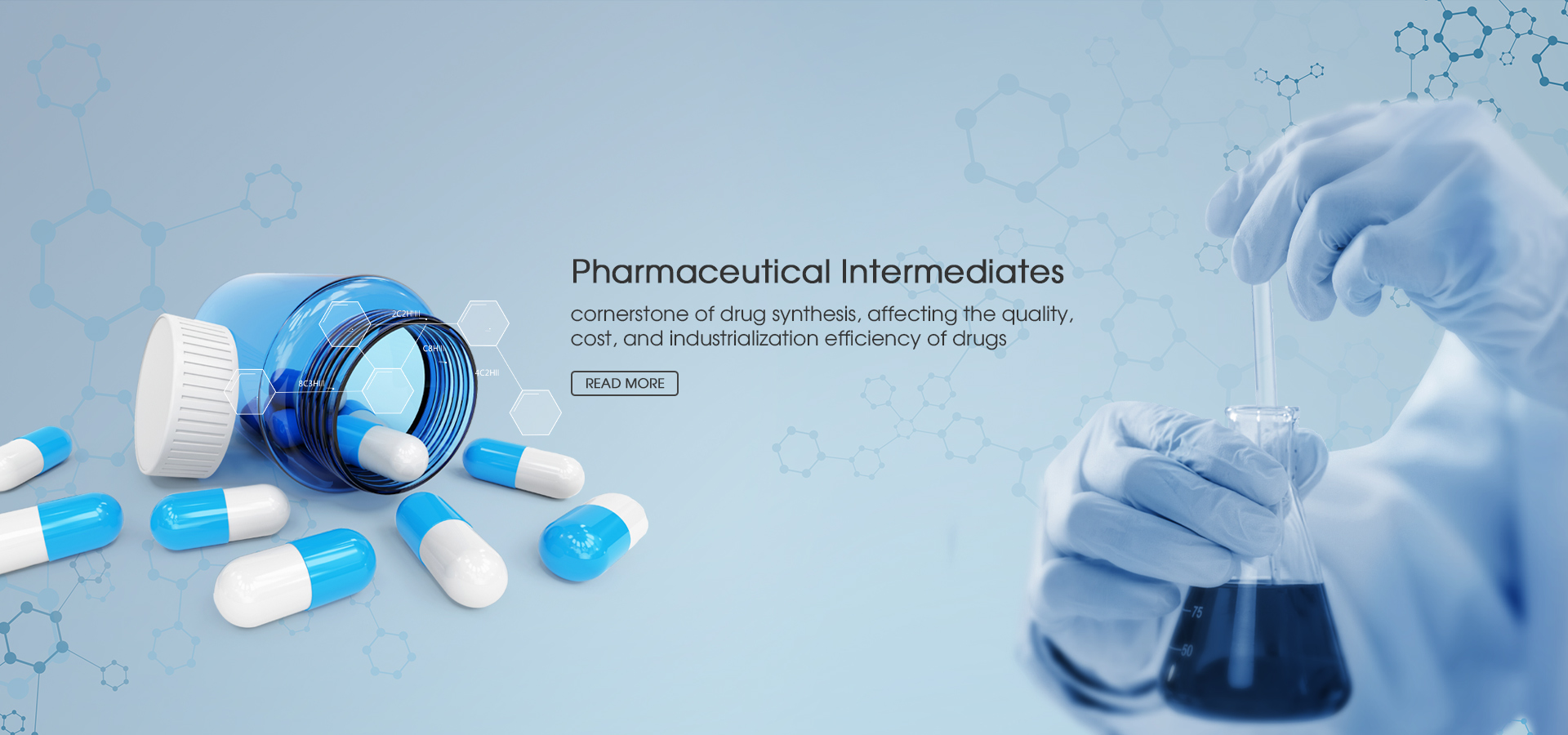 China Pharmaceutical Mellemprodukter Producent